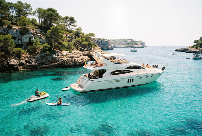 Yacht, Buchten und ein großes Kino